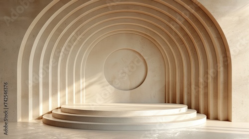 Abstract geometric background perfect for branding and packaging presentations