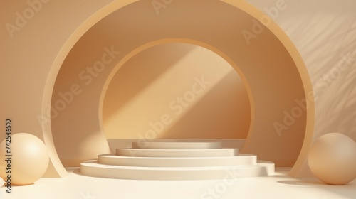 Abstract geometric background perfect for branding and packaging presentations