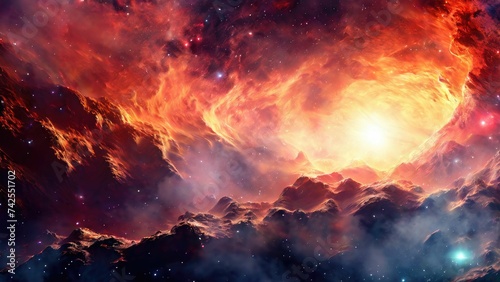 Hubble-Inspired Nebula  Ultra HD Artistry