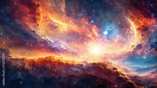 Hubble-Inspired Nebula: Ultra HD Artistry