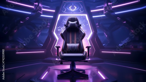 Professional Gamers Game Chair - Concept Cyber Gaming Environment