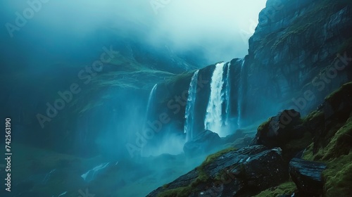 A mythical waterfall that grants wishes to those who brave its treacherous ascent