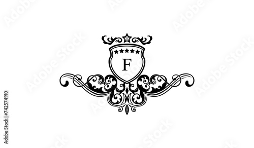 Luxury Floral Design Alphabetical Logo