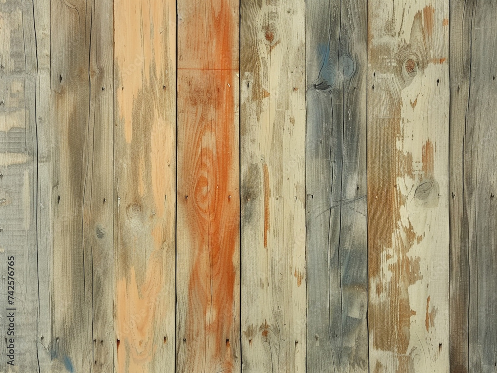 vertical orange wood background