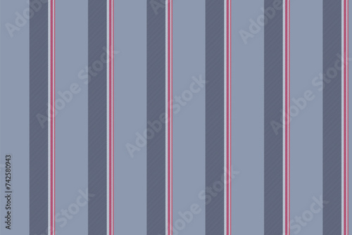 Background fabric seamless of vertical stripe textile with a vector texture lines pattern.