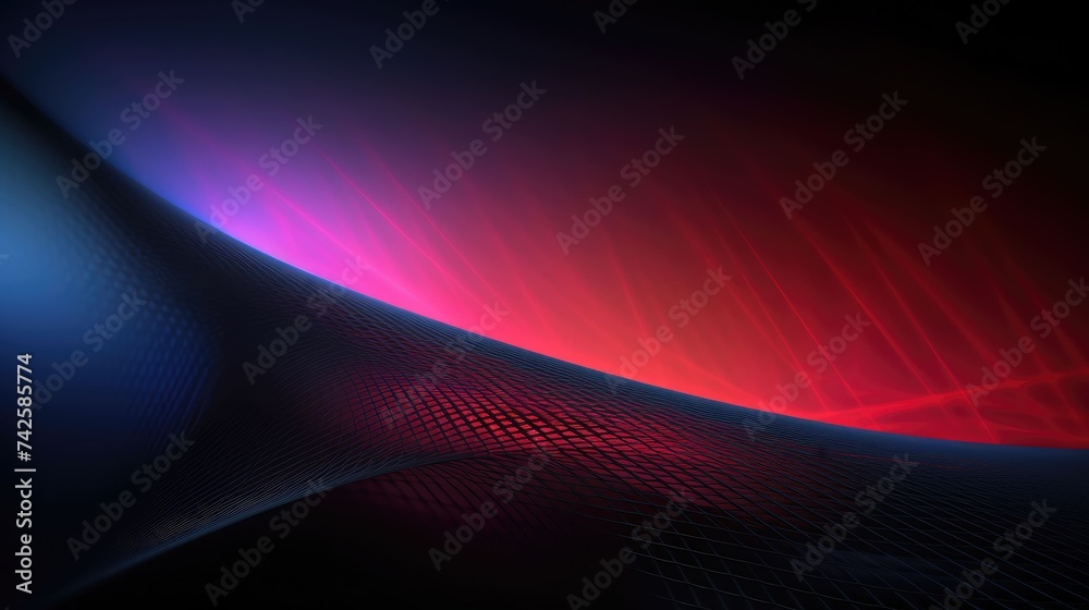 Black dark abstract background. Geometric shape. Line angle triangle stripe polygon. Color gradient