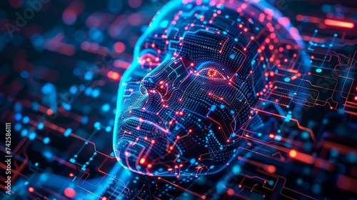 Investigate the role of AI in cybersecurity, transforming the landscape of secure transactions and threat detection photo