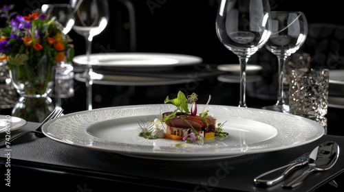 Luxurious Gourmet Dining and Artful Presentation 