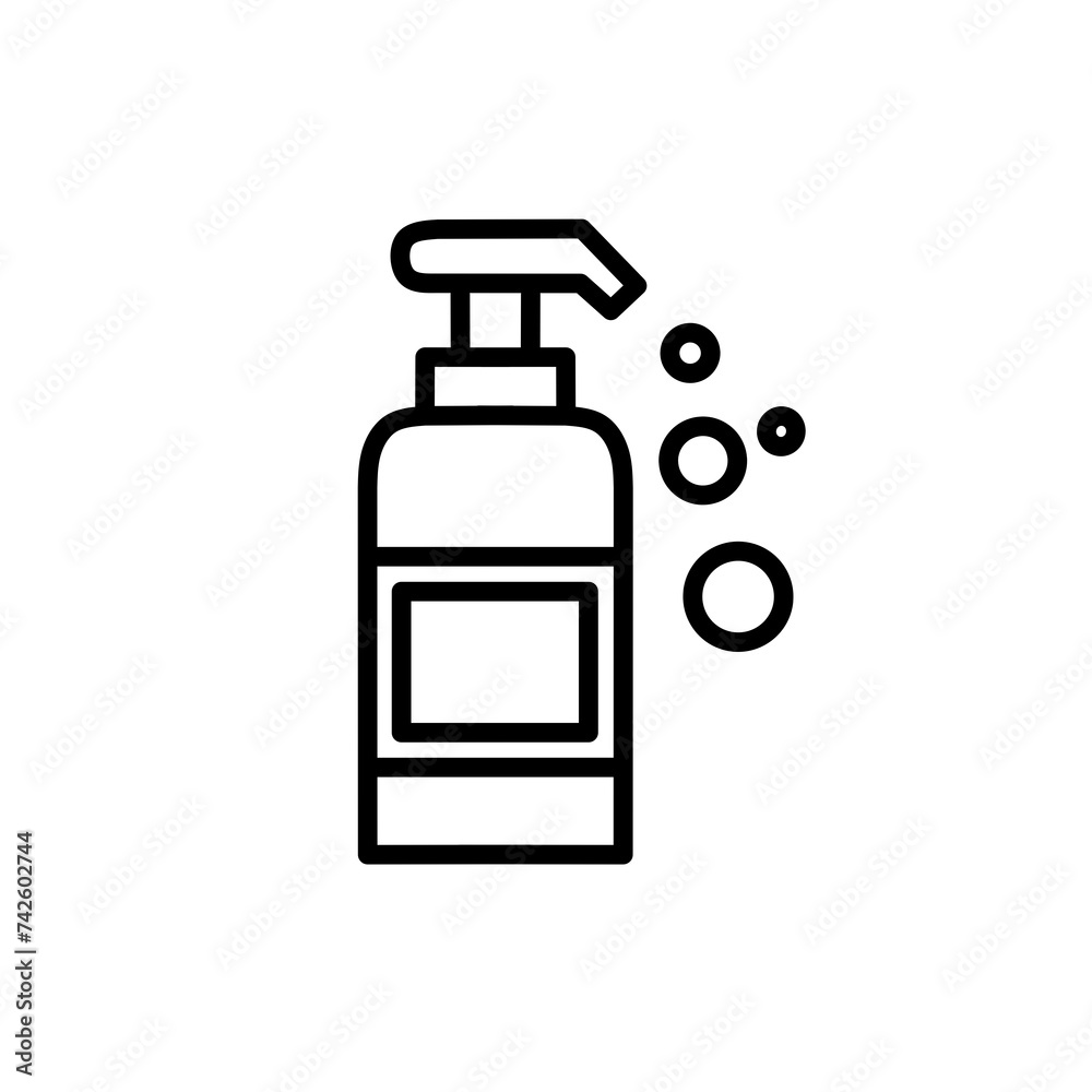 Shampoo vector icon design illustration 