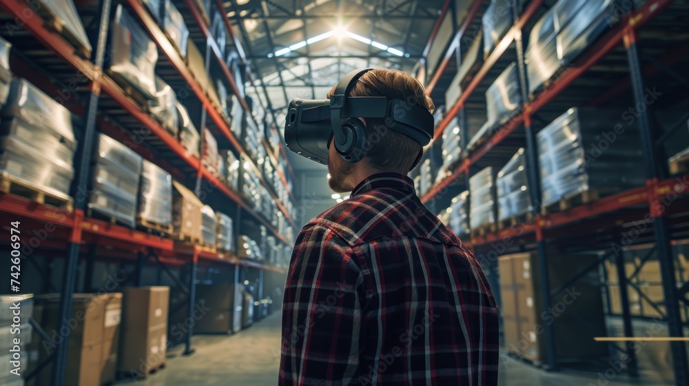 Next generation virtual reality technology for innovative warehouse management. Smart Technology Concepts for Industrial Revolution and Automated Logistics Control