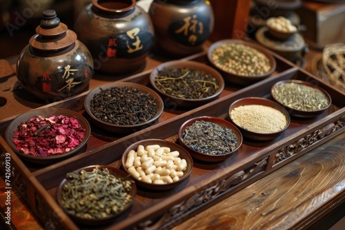 Tea of traditional chinese medicine