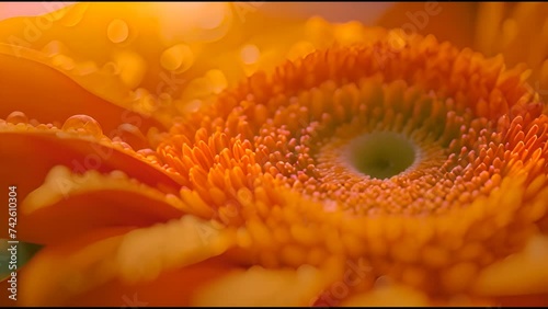 8 second close up video of a beautiful flower photo