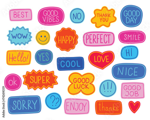 Hand Drawn Sticker Pack.