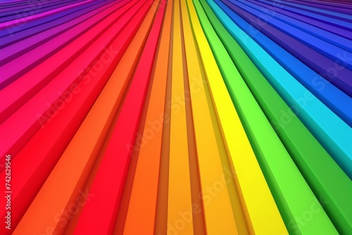 Colorful Rainbow labyrinth Copy Spcae Design. Vivid realism wallpaper pearl abstract background. Gradient motley opalescent lgbtq pride colored neon illustration nonbinary