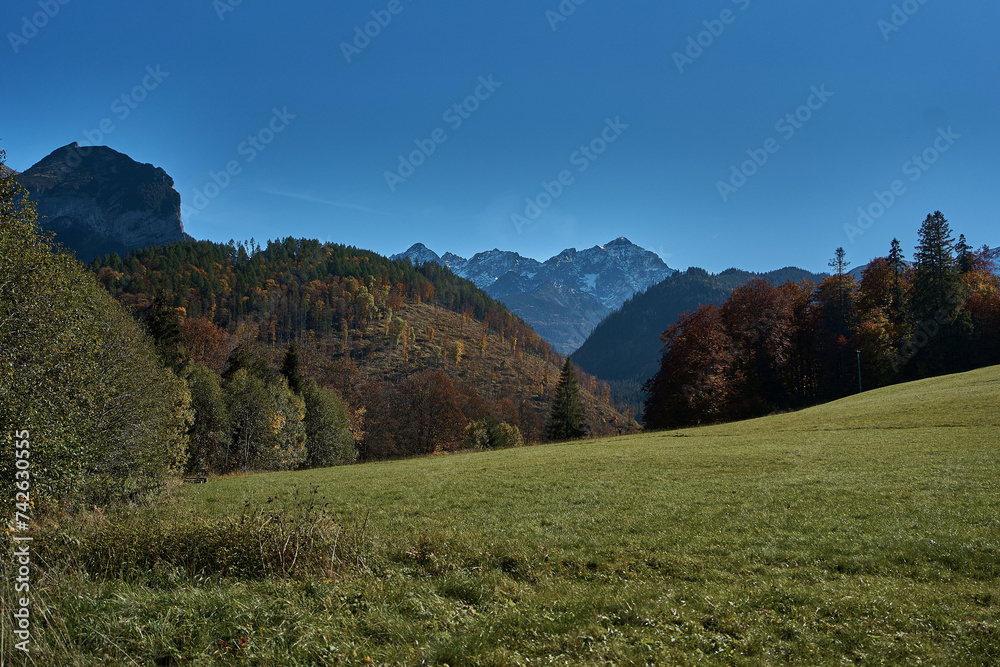 View of the autumn mountains in Slovakia View of the autumn mountains in Slovakia