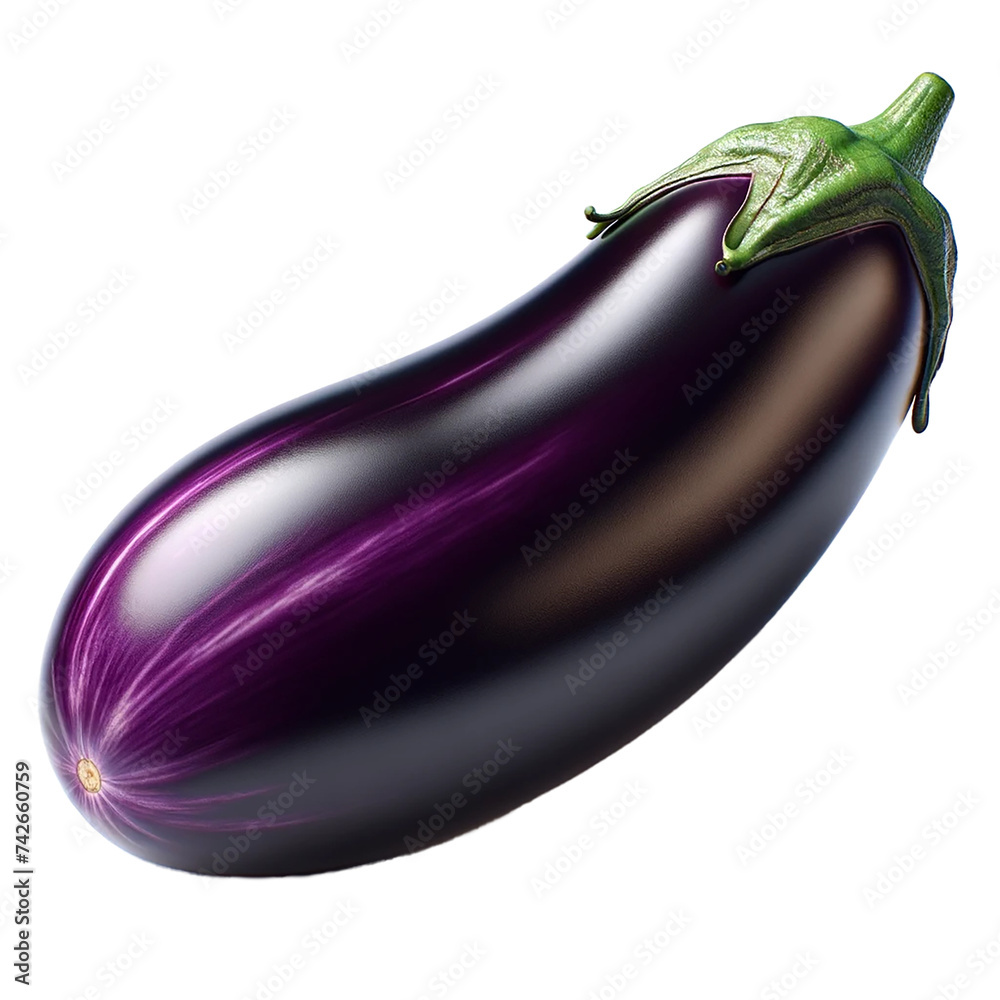 Isolated eggplant. Eggplant on a white background. Isolated eggplant. Eggplant on a white background.