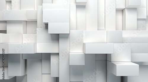 3D rendering of abstract cubes background, Background for graphics use. Created with Ai