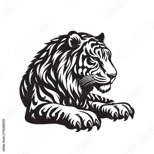 tiger silhouette ,tiger silhouette face , tiger silhouette tattoo, tiger silhouette logo ,tiger silhouette png