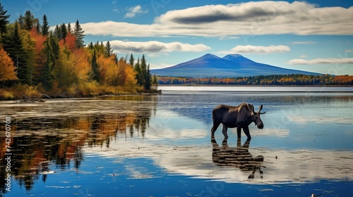 wildlife moosehead lake maine