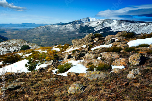 Nieve en la Sierra de la Morcuera photo