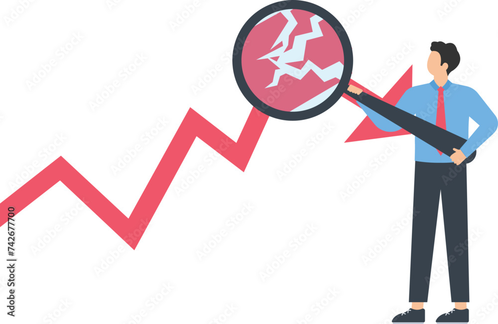 Trouble and problems in the stock market or financial economic development, Market crash signals or falling interest rates concepts,
Trouble and problems in the stock market or financial economic development, Market crash signals or falling interest rates concepts,