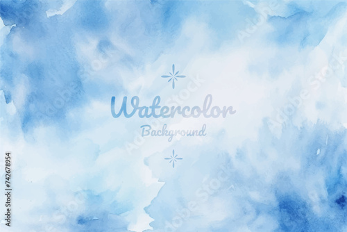 Abstract Watercolor Background in Unique Style