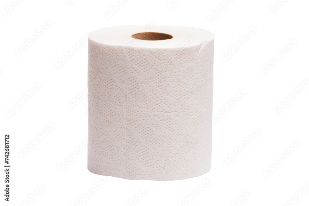 Toilet paper roll isolated on transparent background. Toilet paper roll isolated on transparent background.