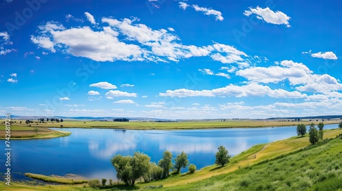 Fototapeta Naklejka Na Ścianę i Meble -  fishing moses lake washington