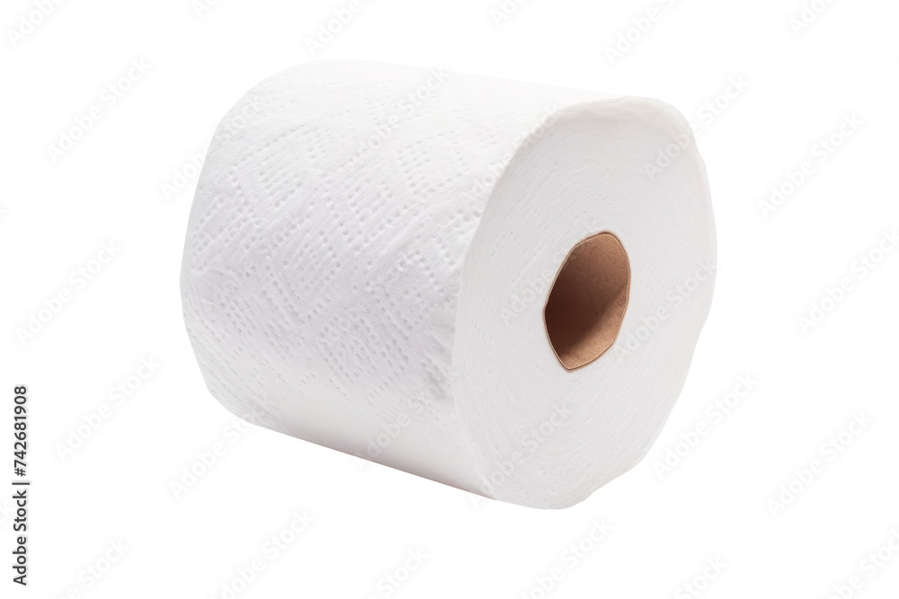 Toilet paper roll isolated on transparent background. Toilet paper roll isolated on transparent background.