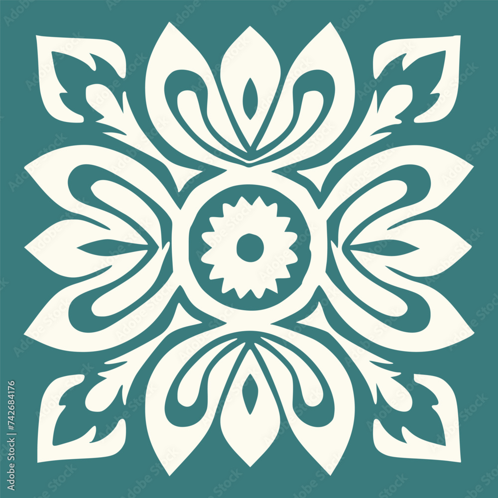 Seamless floral pattern design for textile Seamless floral pattern design for textile