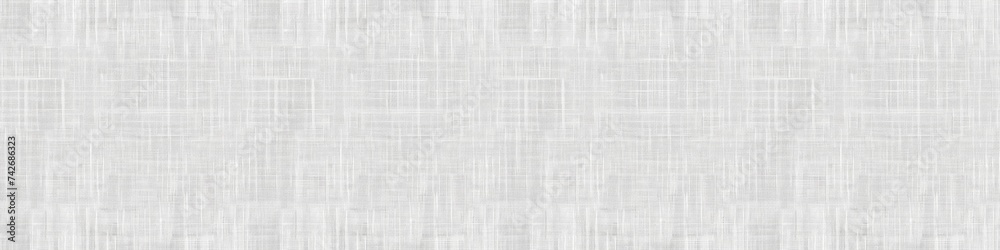 Gray white bright natural cotton linen textile texture background banner panorama, seamless pattern