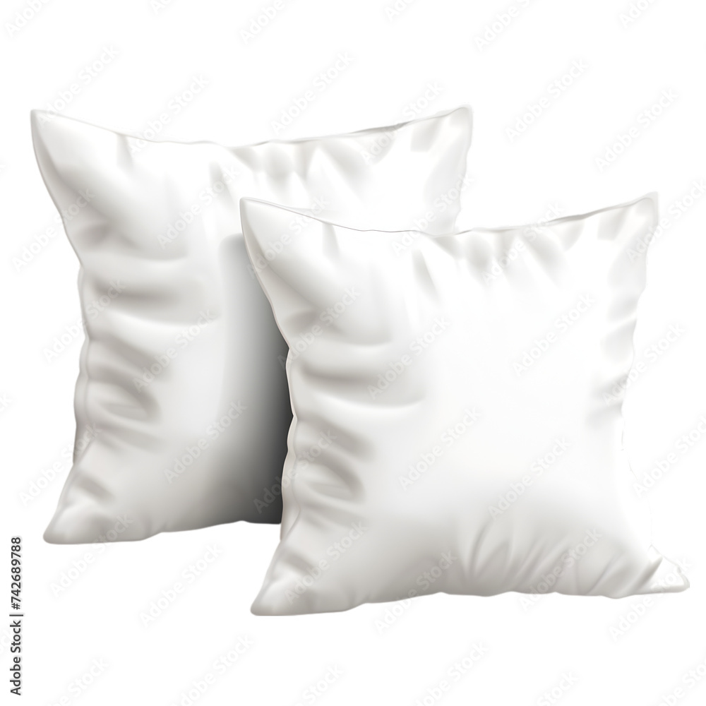 pillows on a transparent background 