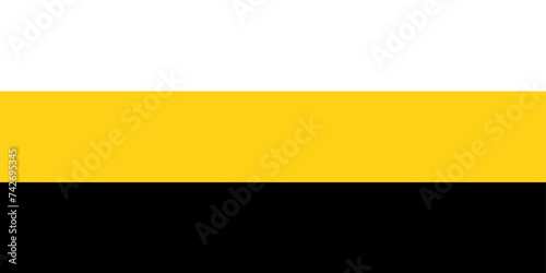Flag of Perak State (Malaysia) Peghok, Perak Darul Ridzuan photo