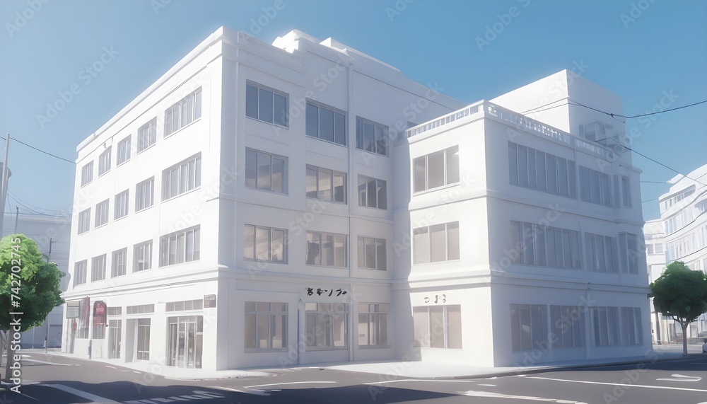 Modern Buildings and apartment AI images