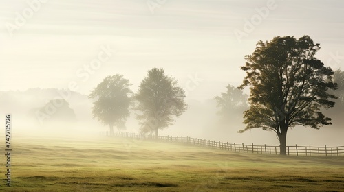 dew foggy morning photo