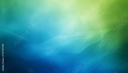 A blue and green blurred abstract background is presented, showcasing minimalist backgrounds and gradient color blends.