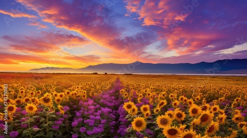 blooms flower field