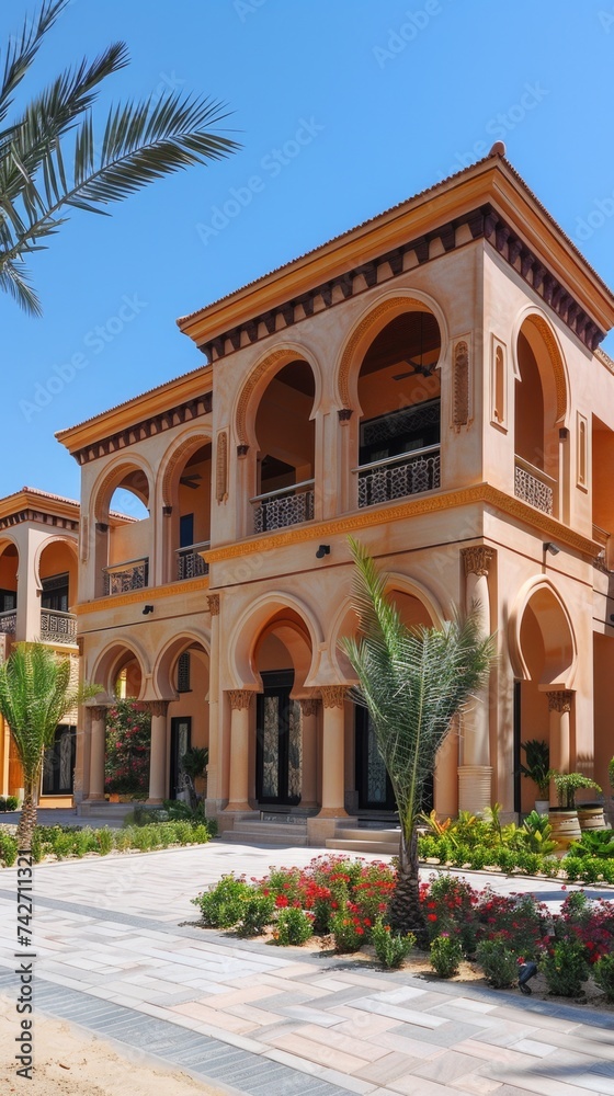 a beautiful old luxury traditional style villa architectural design