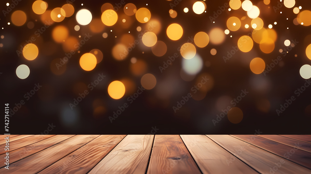Podium for displaying products on brown background Podium for displaying products on brown background