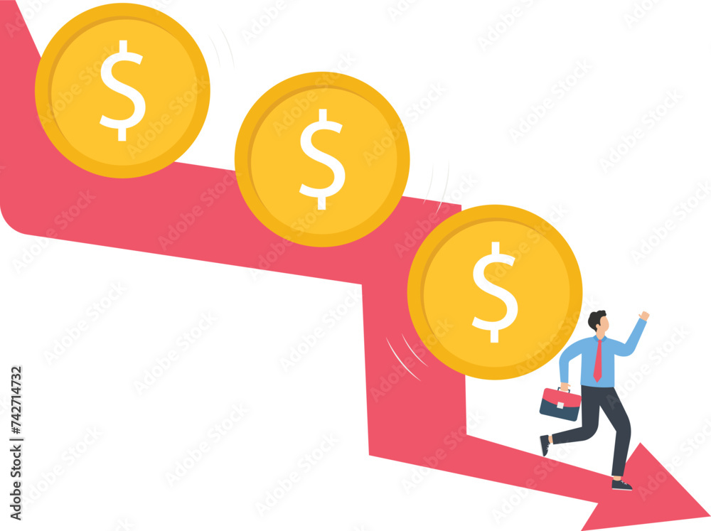 Recession and Economic downturn, Financial crisis or Economic slump, Negative growth concept,
Recession and Economic downturn, Financial crisis or Economic slump, Negative growth concept,