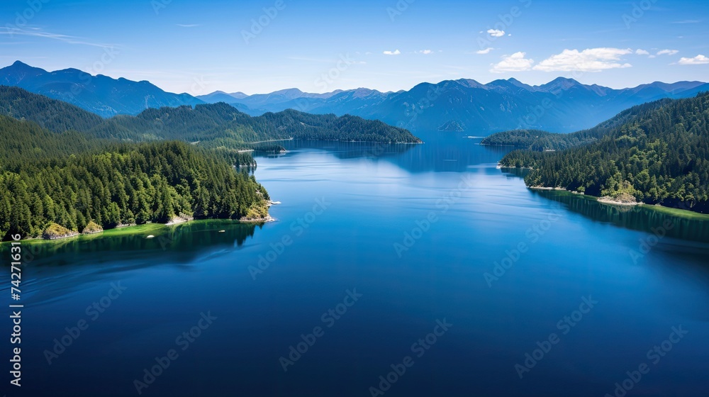 photography lake drone