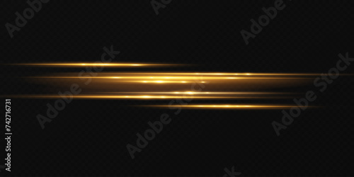 	
Light effect of neon lines movement.Horizontal lines. Speed ​​effect on a transparent background.lines of light, speed and movement.	