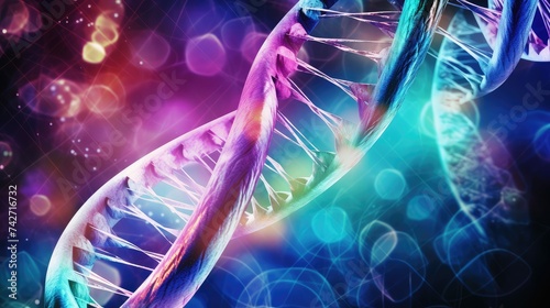science dna abstract background