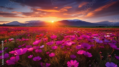 bloom spring flowers sunrise