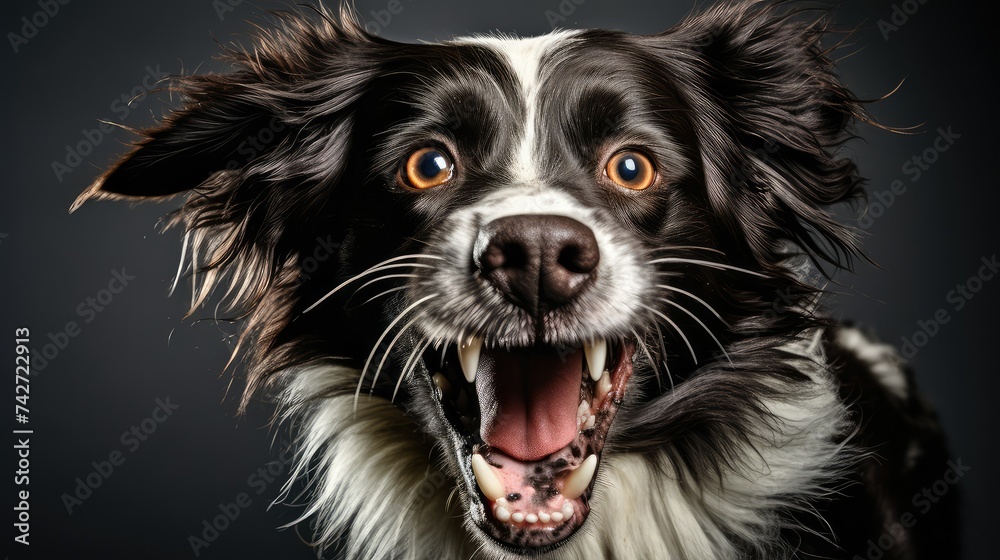 anxious frustrated dog