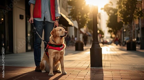 guide service dog for blind photo