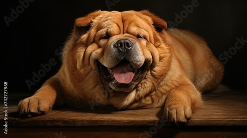 hefty fat dog