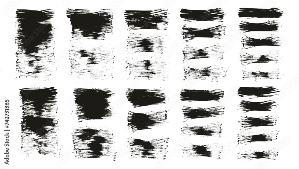 Hand Drawn Flat Fan Brush Thin Long Background High Detail Abstract Vector Background MEGA Set Hand Drawn Flat Fan Brush Thin Long Background High Detail Abstract Vector Background MEGA Set