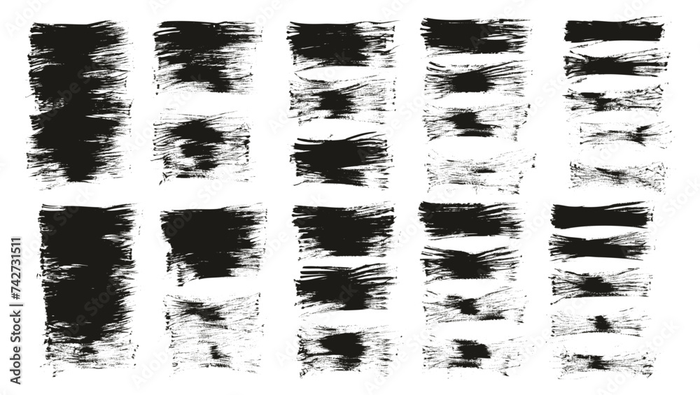 Hand Drawn Flat Fan Brush Thin Long Background High Detail Abstract Vector Background MEGA Set Hand Drawn Flat Fan Brush Thin Long Background High Detail Abstract Vector Background MEGA Set