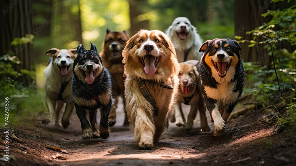 trails dogs hiking